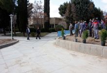 گزارش تصویری از آئیین درختکاری و تقدیر ازهمکاران فضای سبز دانشگاه